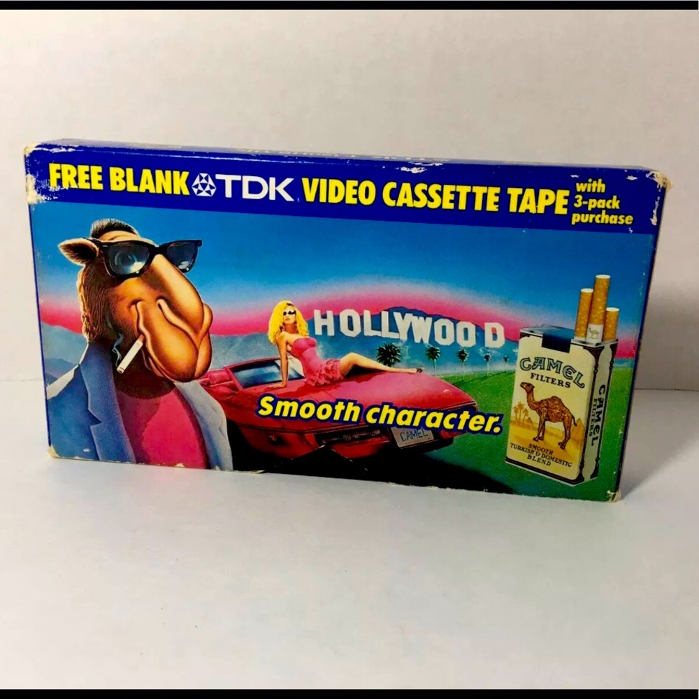 Vintage Camel Promo Cigarette Blank VHS Tape